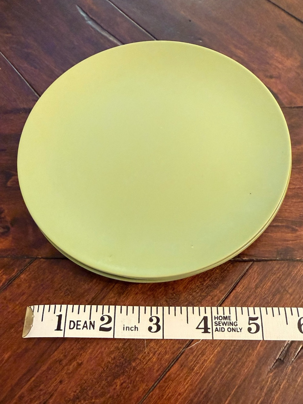 Mid-century, modern Matte Olive Serving Plate - Home Dining